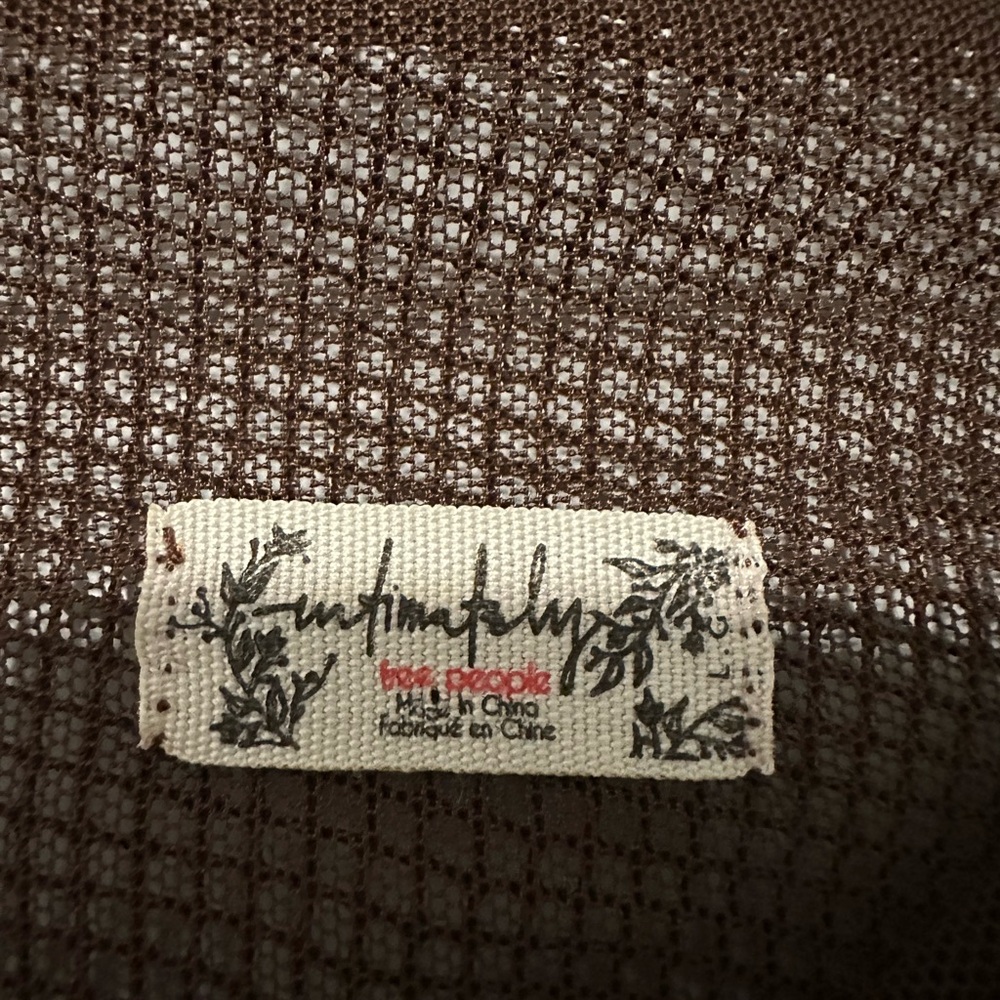 NWOT Free People On My Way Bodysuit - Brown - Picture 6 of 7